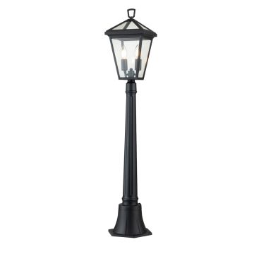 Słup oświetleniowy Alford Place QN-ALFORD-PLACE-4B-S-MB 2x40W/E14 IP44 od Quintiesse
