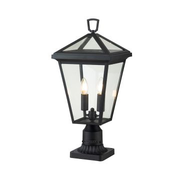 Słup oświetleniowy Alford Place QN-ALFORD-PLACE3-M-MB 2x40W/E14 IP44 od Quintiesse