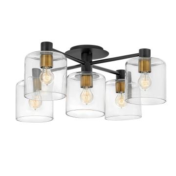 Lampa sufitowa Axel QN-AXEL5-BK 5x60W/E27 od Quintiesse