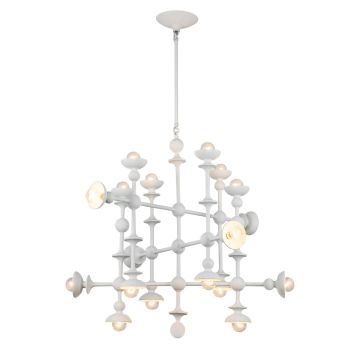 Żyrandol Cadence QN-CADENCE18-WHT 18x40W/E14 IP20 od Quintiesse