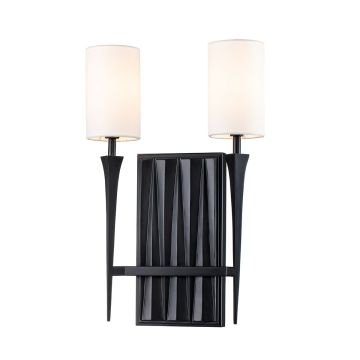 Kinkiet Crest QN-CREST-2WB-BLK 2x40W/E14 IP20 od Quintiesse