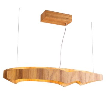 Lampa wisząca Horizon QN-HORIZON-LED-LP-100-TEAK 3000K 1x46W/LED 2696lm IP20 od Quintiesse