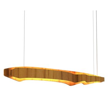 Lampa wisząca Horizon QN-HORIZON-LED-LP-140-TEAK 3000K 1x65W/LED 3774lm IP20 od Quintiesse