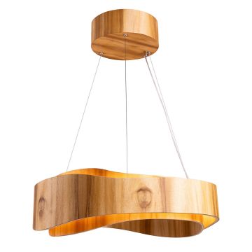 Lampa wisząca Horizon QN-HORIZON-RING-LED-60-TEAK 3000K 1x43W/LED 1545lm IP20 od Quintiesse