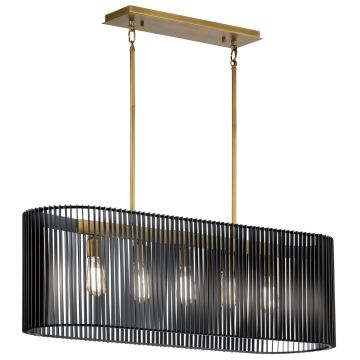 Lampa wisząca Linara QN-LINARA-ISLE-BK 5x60W/E27 od Quintiesse