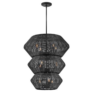 Żyrandol Luca QN-LUCA-10P-BK-BK 10x40W/E14 IP20 od Quintiesse