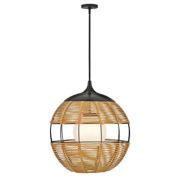 Lampa wisząca Maddox QN-MADDOX-P-M-BK-CAM 1x60W/E27 IP44 od Quintiesse