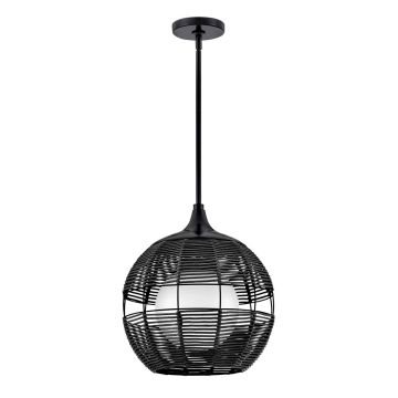 Lampa wisząca Maddox QN-MADDOX-P-S-BK-BK 1x60W/E27 IP44 od Quintiesse