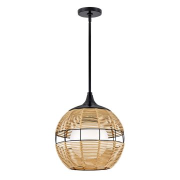 Lampa wisząca Maddox QN-MADDOX-P-S-BK-CAM 1x60W/E27 IP44 od Quintiesse