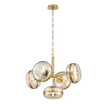 Lampa wisząca Nottingham QN-NOTTINGHAM-5P-AB 5x40W/E27 IP20 od Quintiesse