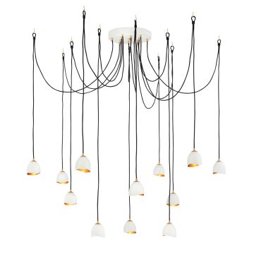 Lampa wisząca Nula QN-NULA-12P 12x40W/E14 (golf ball) od Quintiesse