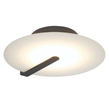 Plafon Nuvola QN-NUVOLA-F-M-BK 3000K 1x18W/LED 800lm IP20 od Quintiesse