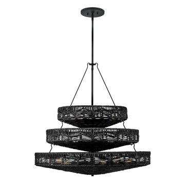 Żyrandol Ophelia QN-OPHELIA-13P-BK-BK 13x40W/E14 IP20 od Quintiesse