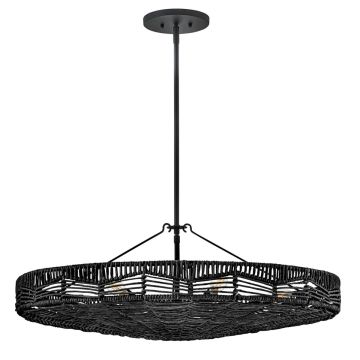 Lampa wisząca Ophelia QN-OPHELIA-6P-BK-BK 6x40W/E14 IP20 od Quintiesse