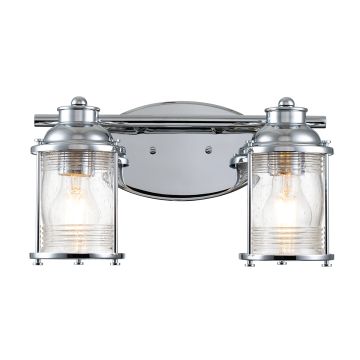 Kinkiet Ashland Bay QN-ASHLANDBAY2-PC-BATH 2x60W/E27 IP44 od Quintiesse