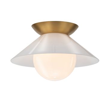 Plafon Saucer QN-SAUCER-FM-AB-OPAL 1x40W/E27 IP20 od Quintiesse