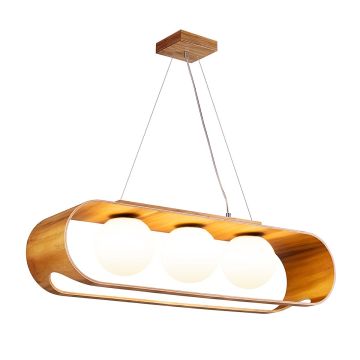 Lampa wisząca Sfera QN-SFERA-3P-TEAK 3x40W/E27 IP20 od Quintiesse