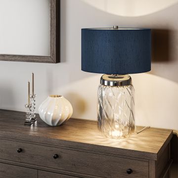 Lampa stołowa Sola QN-SOLA-TL-L-BLU 3000k 1x60W/E27 720Lm od Quintiesse