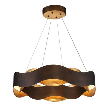 Lampa wisząca Vaughan QN-VAUGHAN-P-M-BRZ-GD 3000K 1x80W/LED 1302M IP20 od Quintiesse