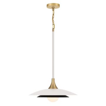 Lampa wisząca Welsh QN-WELSH-P-WHT 3000K 1x15W/LED 750lm IP20 od Quintiesse