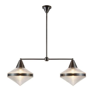 Lampa sufitowa Willard QN-WILLARD-LP2-UBZ-PG 2x60W/E27 IP20 od Quintiesse