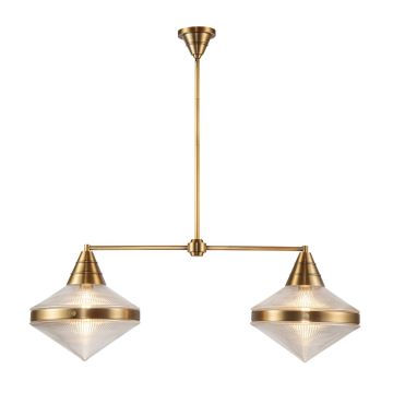 Lampa sufitowa Willard QN-WILLARD-LP2-VBS-PG 2x60W/E27 IP20 od Quintiesse