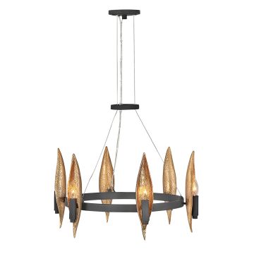 Żyrandol Willow QN-WILLOW6-CBK 6x40W/E14 od Quintiesse