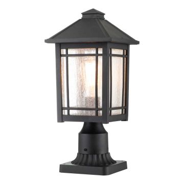 Lampa stojąca Cedar Point QZ-CEDAR-POINT3-M-BK 1x60W/E27 IP44 od Quoizel