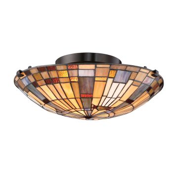 Plafon Inglenook QZ-INGLENOOK-F-SMALL 2x60W/E27 IP20 od Quoizel