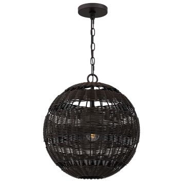 Lampa wisząca Lindendale QZ-LINDENDALE-P-WT 1x60W/E27 IP44 od Quoizel