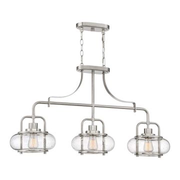 Żyrandol QUOIZLE QZ-TRILOGY-ISLE-BN 3x60W/E27 od Elstead Lighting