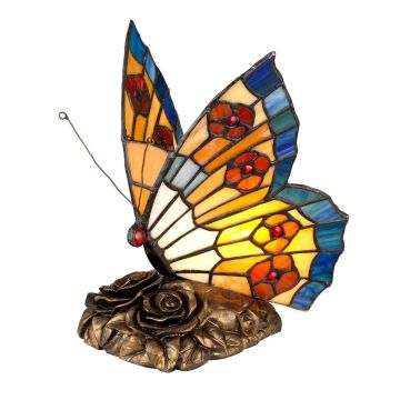 Lampka stołowa Tiffany Animal QZ-OBUTTERFLY-TL 3000K 1x3W/G9 320lm od Quoizel