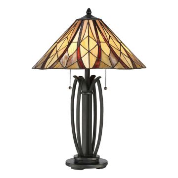 Lampka stołowa VICTORY & HOLMES QZ-VICTORY-TL 2x60W/E27 od Elstead Lighting