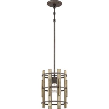 Lampa wisząca Wood Hollow QZ-WOOD-HOLLOW-MP 1x100W/E14 od Quoizel