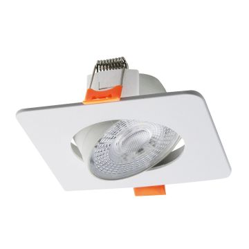 Downlight wpuszczany Plus LP-1506/1RS WH Square 3000K|4000K|6000K 1x7W/LED IP20 od Light Prestige