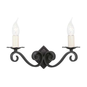 Lampa ścienna RY2A BLACK RECTORY od Elstead Lighting