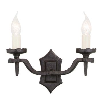 Lampa ścienna RY2B BLACK RECTORY od Elstead Lighting
