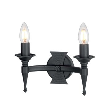 Lampa ścienna SAX2 BLK SAXON od Elstead Lighting