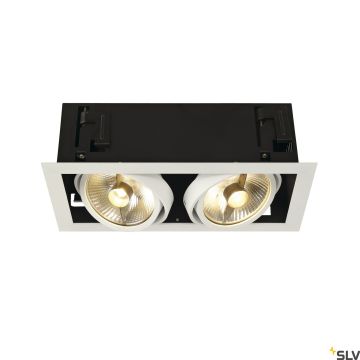 Downlight wpuszczany KADUX 2 115551 2x75W/GU10/ES111 IP20 od SLV