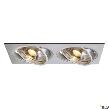 Downlight wpuszczany NEW TRIA 2 111382 2x75W/GU10/ES111 IP20 od SLV