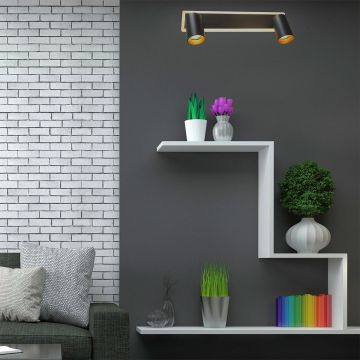 Spot Parma LP-0612/2WS BK 3000K|4000K|6000K 2x50W/GU10 IP20 od Light Prestige