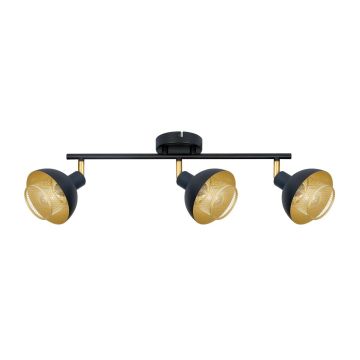 Spot Savio SPL-27357-3-BK-GD 3x40W/E14 IP20 od Italux