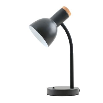 Lampka biurkowa Senza TB-37263A-BK 1x40W/E27 IP20 od Italux