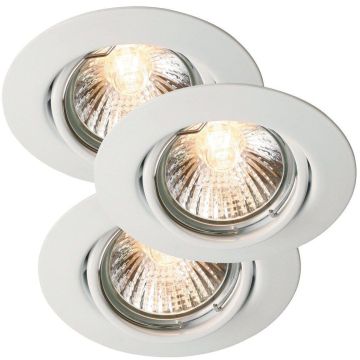 Downlight wpuszczany Triton 54540101 3x35W/GU10 IP23 od Nordlux