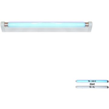 Lampa bakterobójcza GERMICIDAL LAMP V. UV 70001 4000k 1x14w/uv-c+1x14w/t5 775lm|775lm ip20 od Prezent