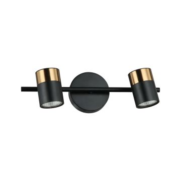Kinkiet Elice WL-58892-2-BK-BRO 2x35W/GU10 IP20 od Italux