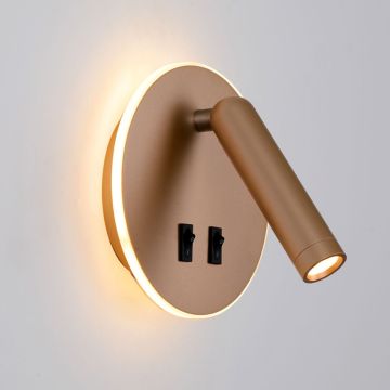 Kinkiet Furla WL-53742-1-GD 3000K 2x8W/LED 516lm IP20 od Italux