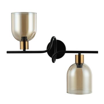 Kinkiet Servio WL-66892-2A-BK-AMB 1x40W/E14 IP20 od Italux