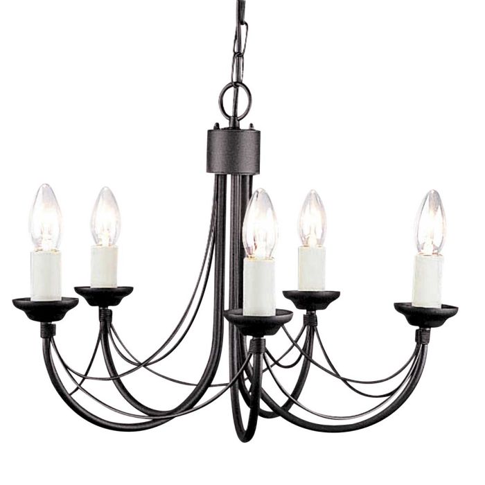 CARISBROOKE-CB5-BLACK-Elstead Lighting-100129