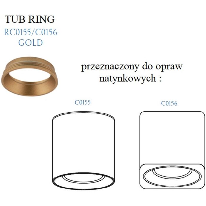TUB RING/GD-RC0155/C0156 GOLD-Maxlight-173687